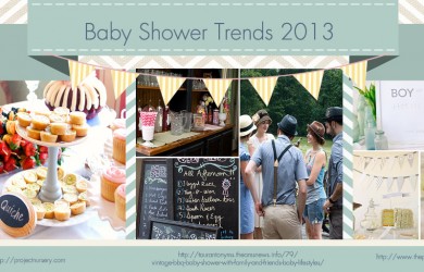 Stylish Baby Shower Trends for 2013