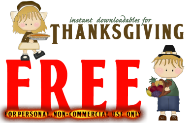 Free Downloadable Thanksgiving Decorations
